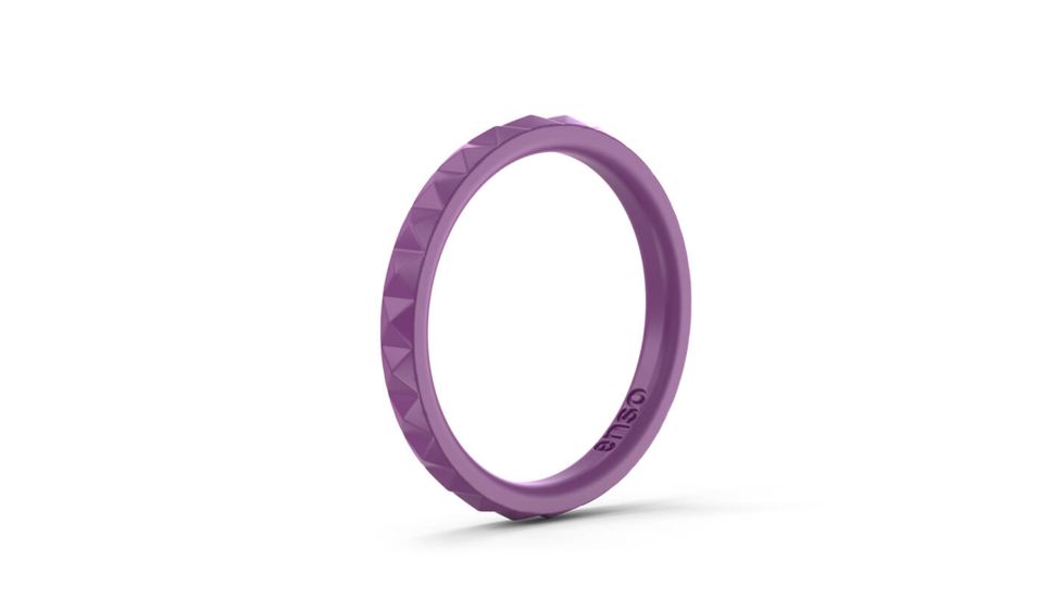 Enso Ring Women's Stackables-Plum-7