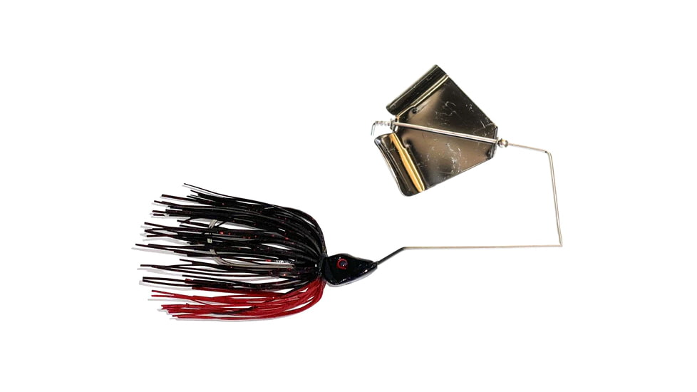 Epic Baits Buzz Bait Burner, Black Blade, Diablo, 1/4 oz, BBBNR14BLKBLCBB024