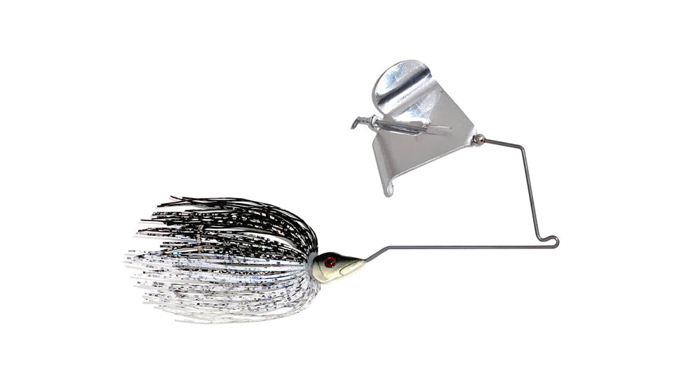 Epic Baits Buzz Bait Burner, Black Back Shad, 3/8 oz, BBBNR38BLKBBLA003