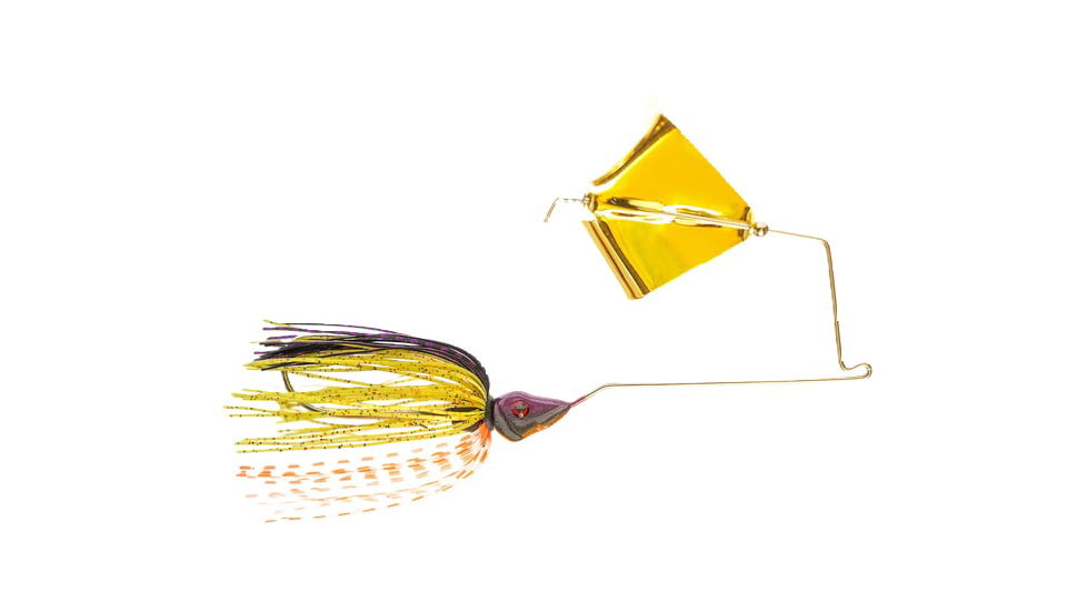 Epic Baits Buzz Bait Burner, Gold Blade, Bluegill, 1/2 oz, BBBNR12BLUGBLACGB010