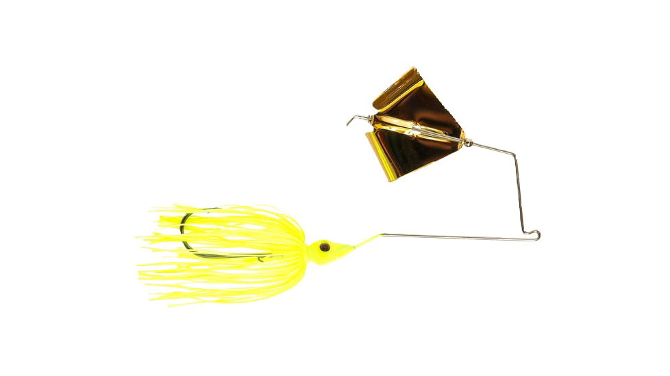 Epic Baits Buzz Bait Burner, Gold Blade, Chartreuse, 1/2 oz, BBBNR12CHTBLAGB022