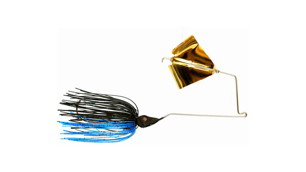 Epic Baits Buzz Bait Burner, Gold Blade, Midnight Blue, 1/2 oz, BBBNR12BLKBLAGB025