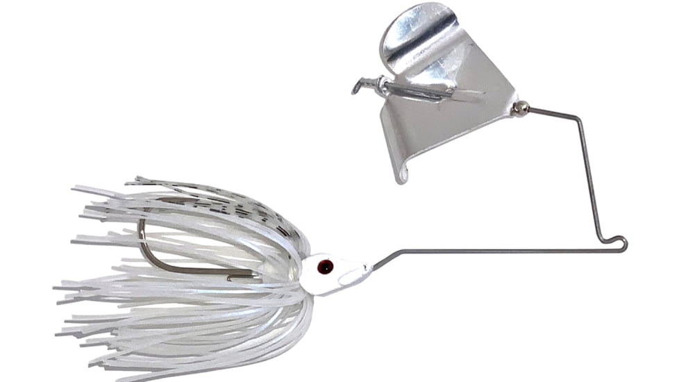 Epic Baits Buzz Bait Burner, Speckle Blue Shad, 3/8 oz, BBBNR38WHTBLA013