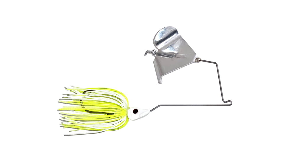Epic Baits Buzz Bait Burner, White/Chart, 1/2 oz, BBBNR12WHTBLA026
