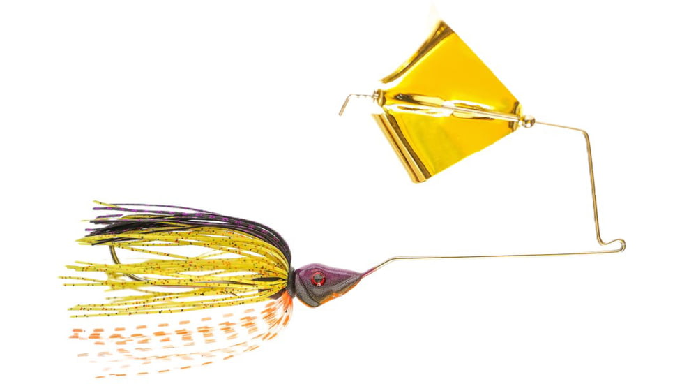 Epic Baits Buzz Bait Burner, Gold Blade, Bluegill, 3/8 oz, BBBNR38BLUGBLAGB010