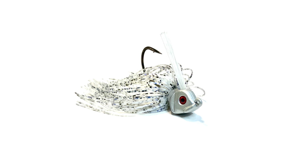 Epic Baits Compact Swim Jig, SJ, Silver/Blue, 1/4 oz, SJC14SLV002