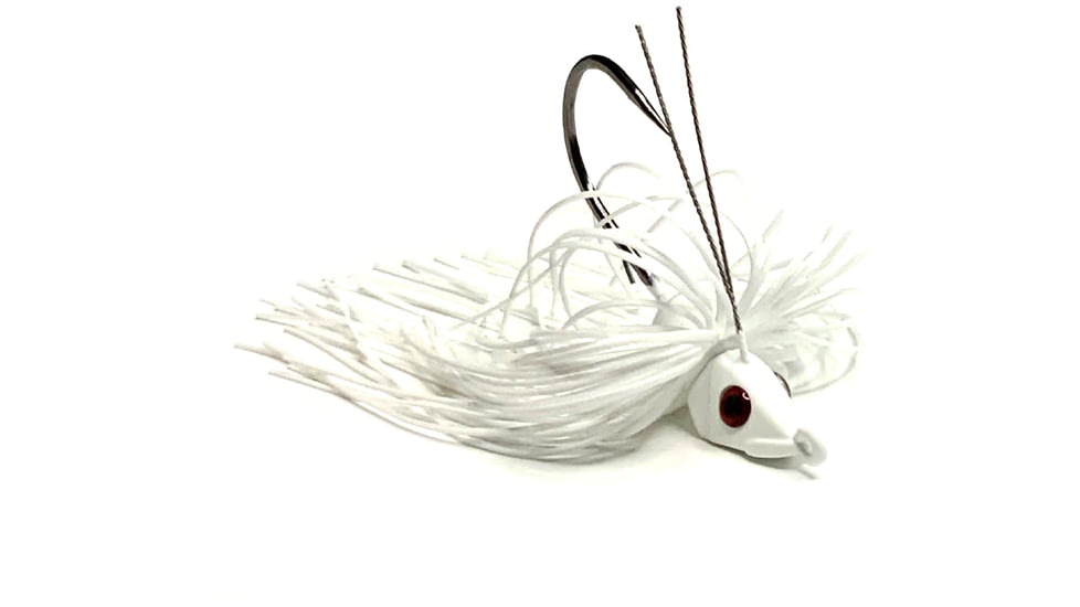 Epic Baits Tournament Grade Swim Jig, SJTG, Ghost White, 3/8 oz, SJTG38WHT027
