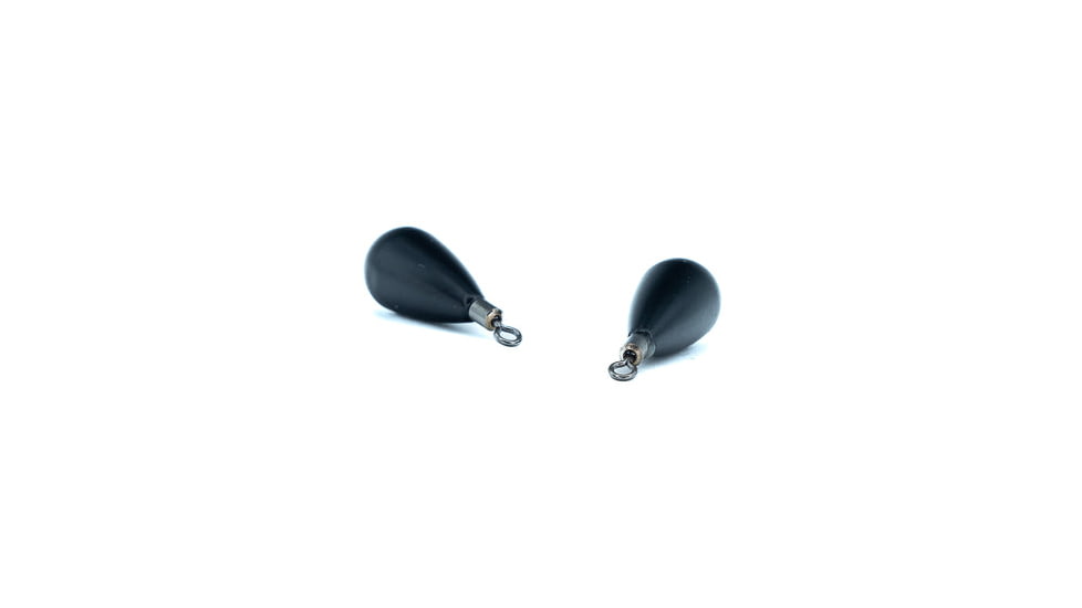 Epic Baits Tungsten Tie-On Tear Drop Shot, 2 per Pack, Black, 3/4 oz, 3-4ozTie-OnTearDrop-Black