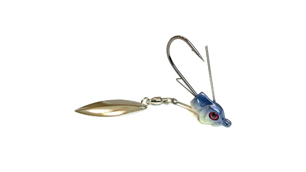 Epic Baits Under Spin Jig, Blue Back Herring, 3/8 oz, US38BLUB35NW