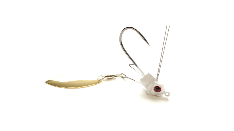 Epic Baits Under Spin Jig, GW, White, 1/2 oz, US12WHTGW35