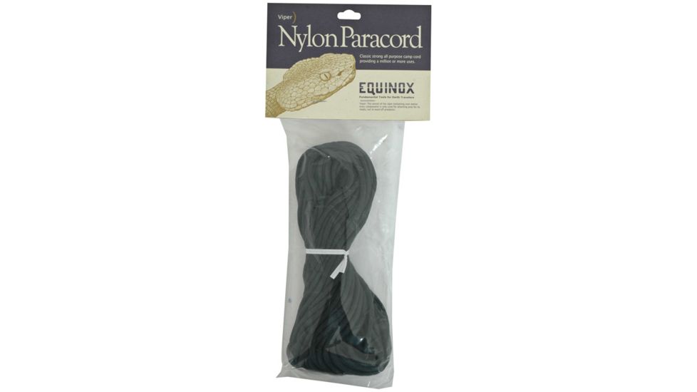 Equinox Paracord Black 50 Ft ELW200