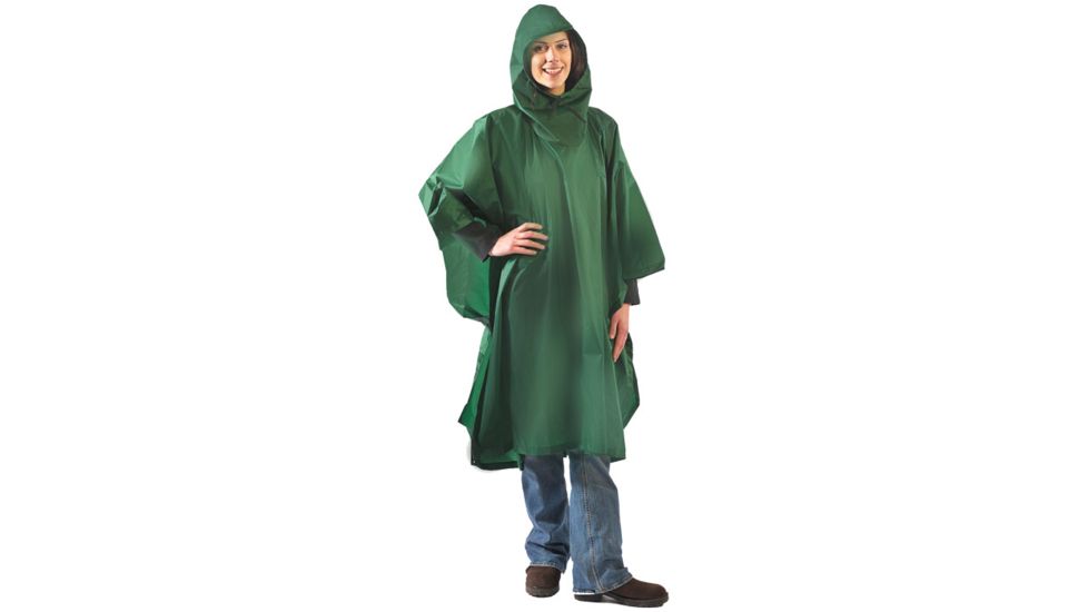 Equinox Regular Ultralite Poncho UBG255 GRN