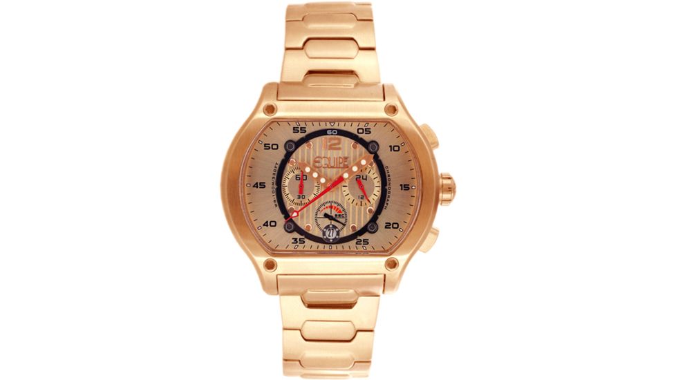 Equipe E703 Dash Watches - Men's - 48mm Case, Quartz Movement, Rose Gold, One Size, EQUE703
