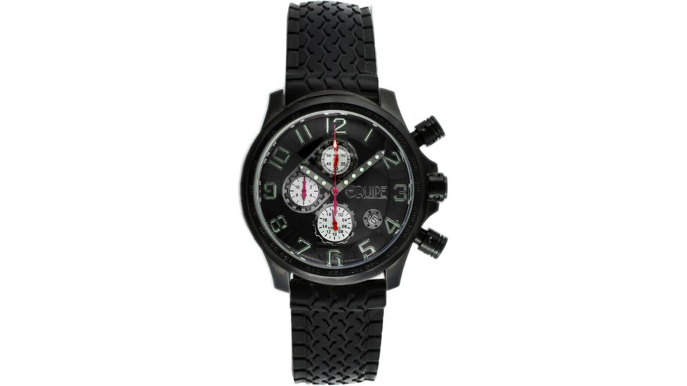 Equipe Q504 Hemi Watches  Men's - Timer and Date Subdials, Quartz, Black/White, One Size, EQUQ504