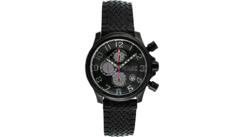 Equipe Q505 Hemi Watches  Men's - Timer and Date Subdials, Quartz, Black/Gray, One Size, EQUQ505