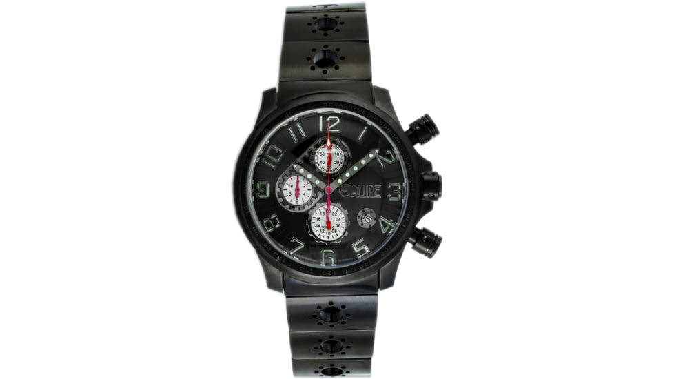 Equipe Q508 Hemi Watches  Men's - Timer and Date Subdials, Quartz, Black/White, One Size, EQUQ508