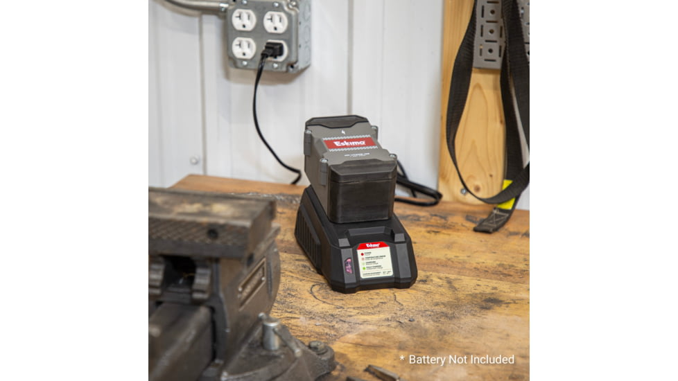 Eskimo E40 Battery Charger, 40V Lithium-ion, Black, 43695