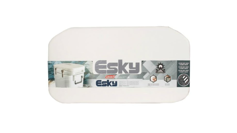 Esky Cooler Cushion, Marine Grade Vinyl, White, Fits Esky Series 85 Quart Coolers 3000004108