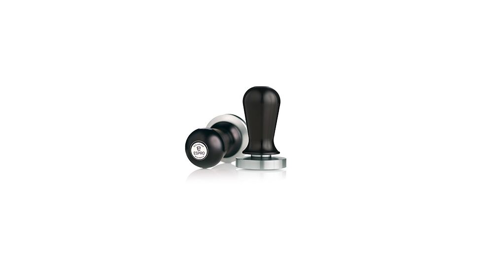 ESPRO 53 mm Flat Calibrated Tamper w/ Black Handle, Black, 53 mm 3053F
