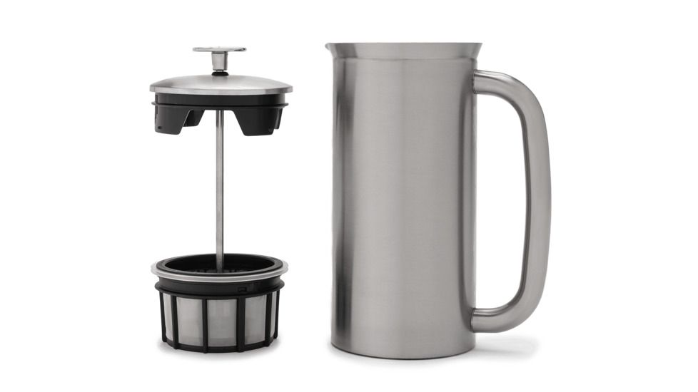 ESPRO P7 18 oz Coffee Press, Brushed Stainless Steel, 18 oz, 1118C2