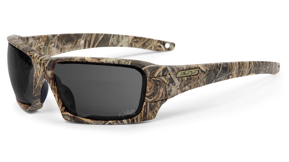ESS 40Th Anniversary Rollbar Realtree Max-7 Sunglasses, Realtree Camo Frame / Mirrored Brass / Smoke Gray , Medium/Large, EE9018-26