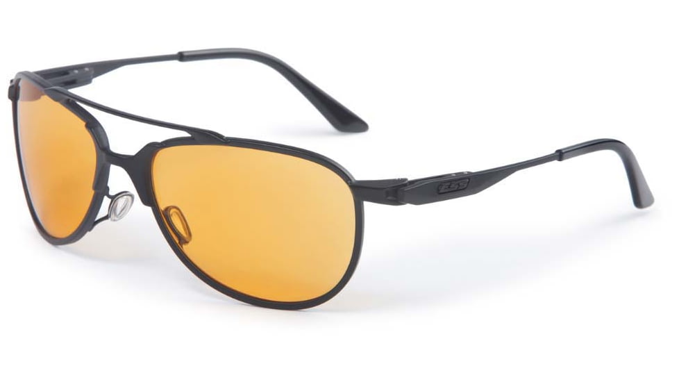 ESS inVINCEible Aviator Sunglasses, Black/HD Orange Rust, Medium, EE4062-02