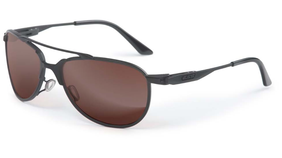 ESS inVINCEible Aviator Sunglasses, Black/Mirrored Whiskey, Medium, EE4062-03