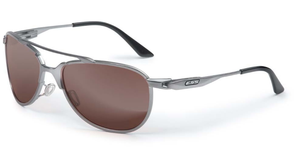 ESS inVINCEible Aviator Sunglasses, Gunmetal/Mirrored Whiskey, Medium, EE4062-06