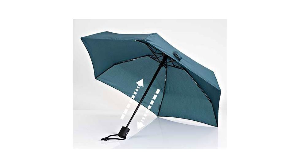 EuroSCHIRM Dainty Automatic Umbrella, Green, Green, 2 Year MFG Warranty, ESC-06755
