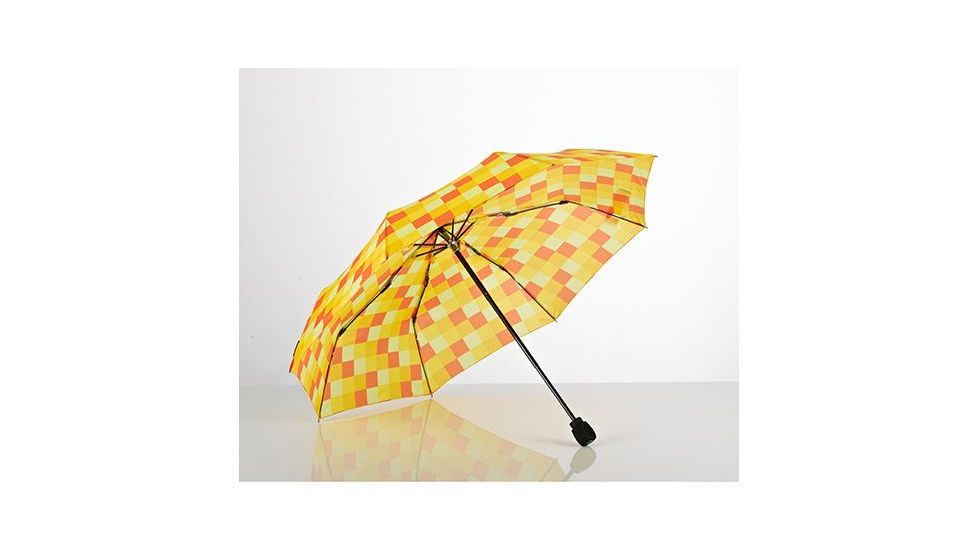 EuroSCHIRM Light Trek Umbrella, Yellow Squares, Yellow, 2 Year MFG Warranty, ESC-06526