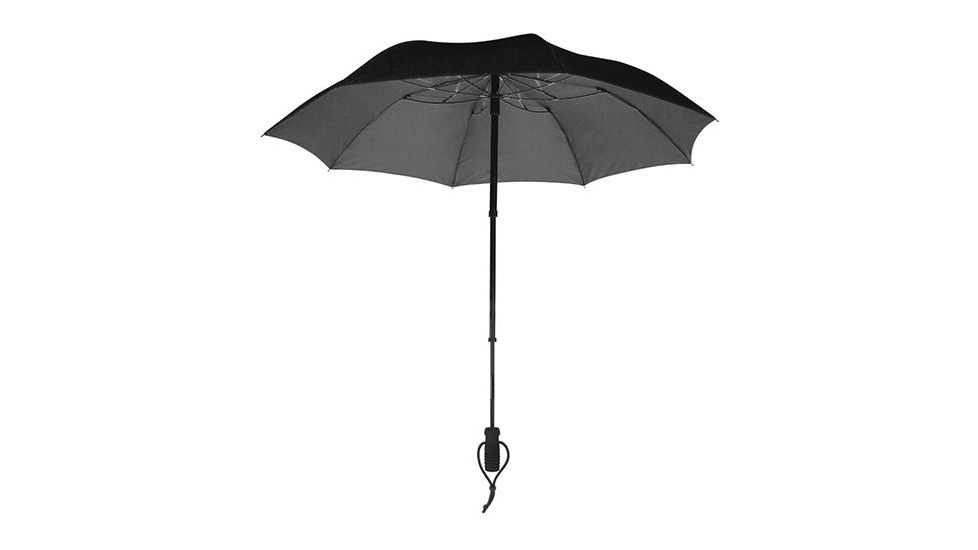 EuroSCHIRM Telescope Handsfree Umbrella, Black, Black, 2 Year MFG Warranty, ESC-05475
