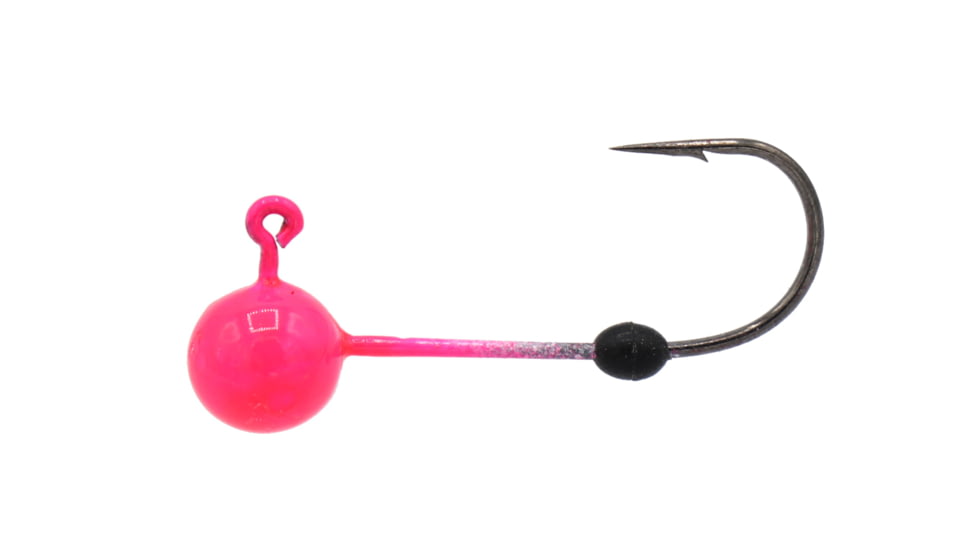 Eurotackle Micro Finesse Premium Tungsten Head 1/32oz Number 6 -Pink, 3/Pack, 607
