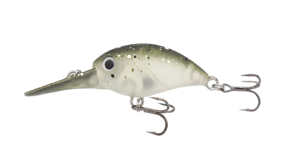 Eurotackle Z-Cranker 1.5in, Slow Floating Crankbait, 1/8oz, Natura Green, 356