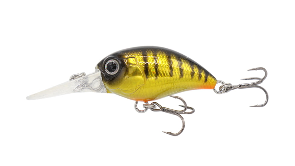 Eurotackle Z-Cranker 1.5in, Slow Floating Crankbait, 1/8oz, Yellow Perch, 351