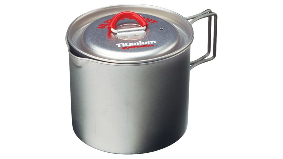 Evernew Titanium 500mL Mug Pot, Titanium, 696967