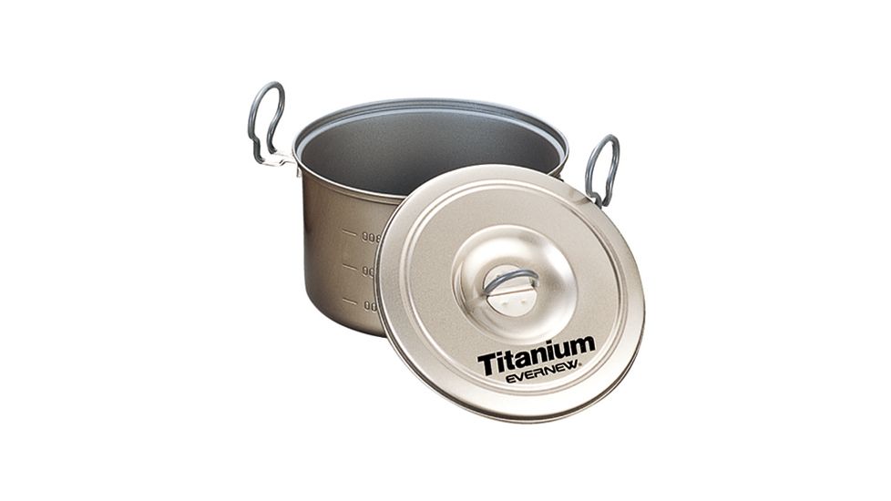 Evernew Titanium Ns Pot 2.6l W/ Handle ECA425