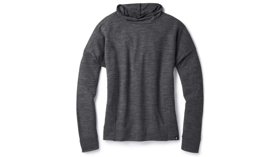 Smartwool Everyday Exploration Drop Shoulder Long Sleeve-Women's, Charcoal, Medium, SW000306003-M