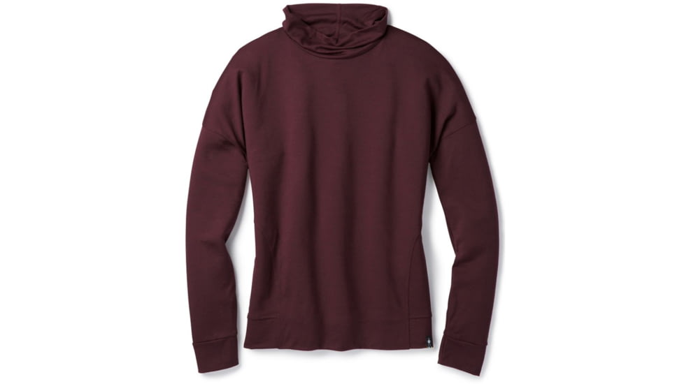 Smartwool Everyday Exploration Drop Shoulder Long Sleeve-Women's, Fig Heather, Small, SW000306A24-S