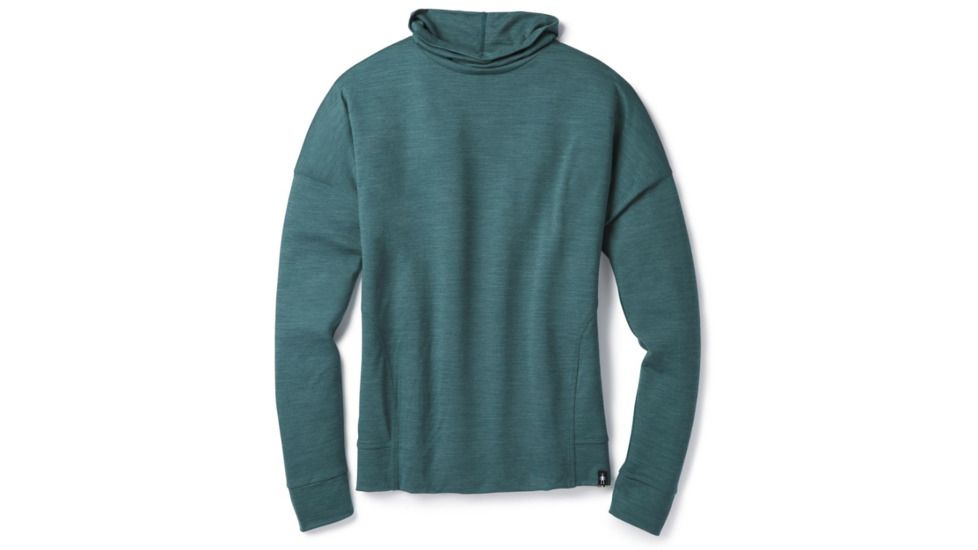 Smartwool Everyday Exploration Drop Shoulder Long Sleeve-Women's, Mediterranean Green H, Extra Small, SW000306A60-XS
