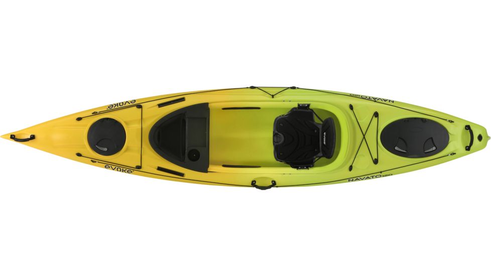 Evoke Paddle Sports Navato 120 Sit In Kayak-Lemon Lime