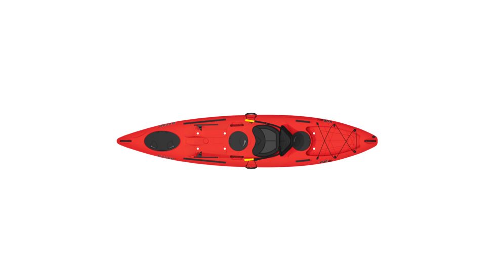 Evoke Paddle Sports Vue 120 Sit On Kayak-Red Hot