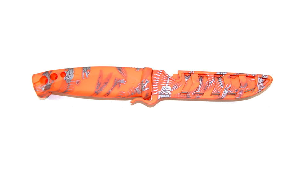 Evolution 4&quot; Bait Knife Hi Vis Orange Reaper, EV-BK4014