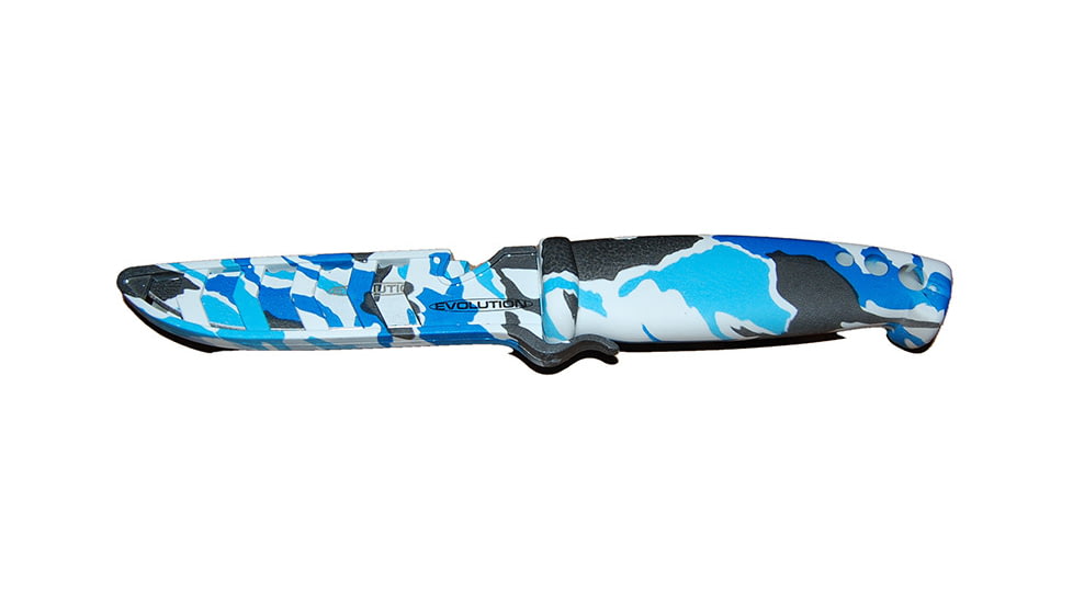 Evolution 4in Bait Knife-Blue Digi Camo, EV-BK4028