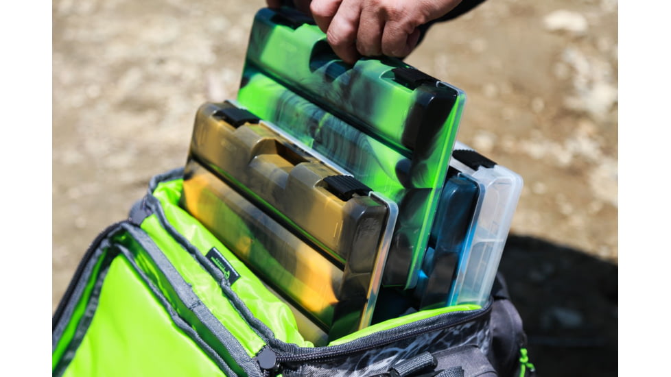 Evolution Outdoor 3700 Fishing Drift Series Colored Tackle Tray, Green/Black, 3700, 37000-EV