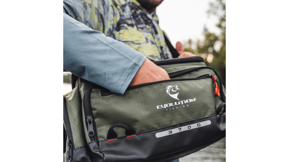 Evolution Outdoor 3700 Smallmouth Tackle Bag, Green, 3700 sz, 34030-EV