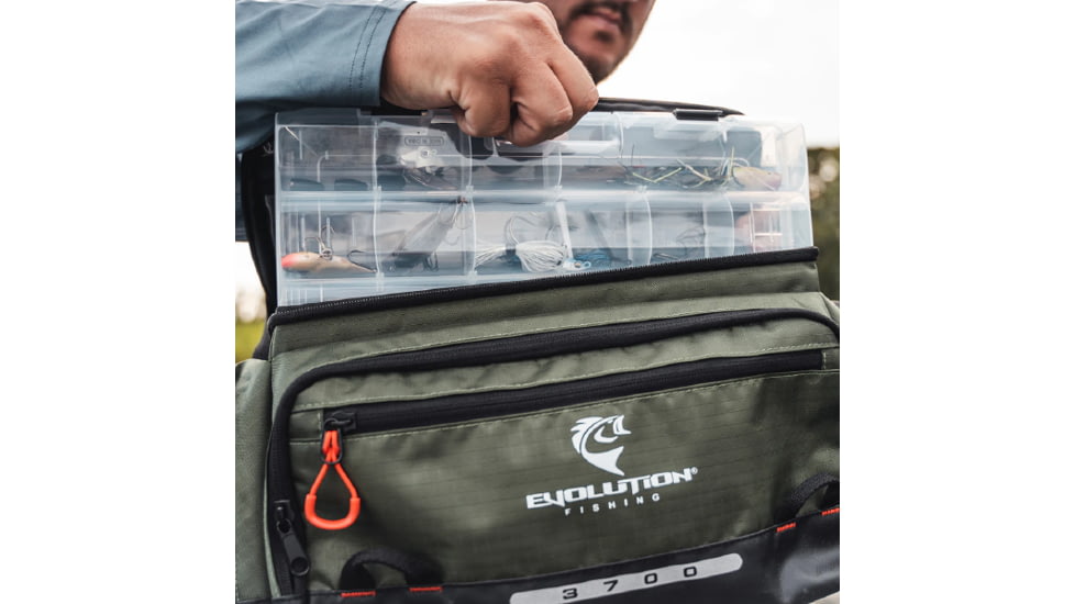 Evolution Outdoor 3700 Smallmouth Tackle Bag, Green, 3700 sz, 34030-EV