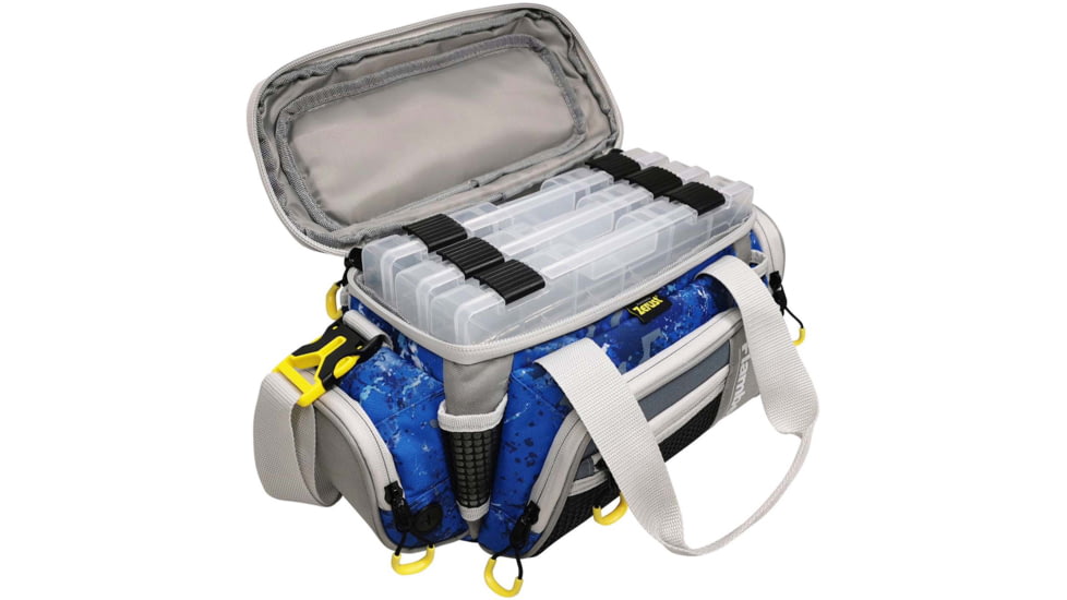 Evolution Outdoor 4007 Pro-Angler Zerust Tackle Bag, Includes 3 Trays, Kinetic Blue, FL30000