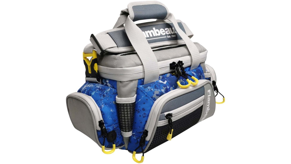 Evolution Outdoor 4007 Pro-Angler Zerust Tackle Bag, Includes 3 Trays, Kinetic Blue, FL30000