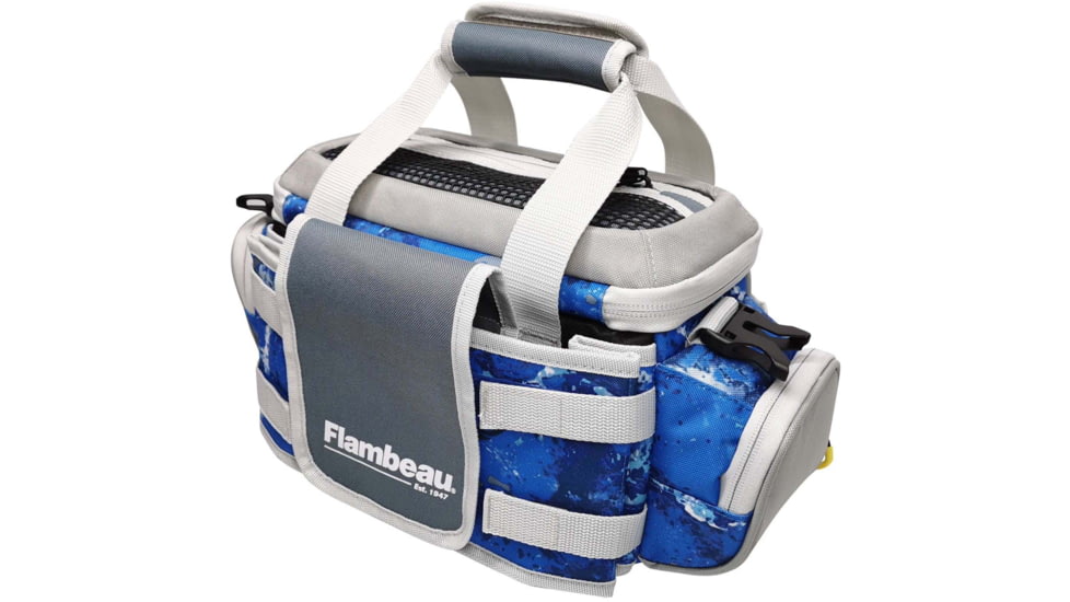 Evolution Outdoor 4007 Pro-Angler Zerust Tackle Bag, Includes 3 Trays, Kinetic Blue, FL30000