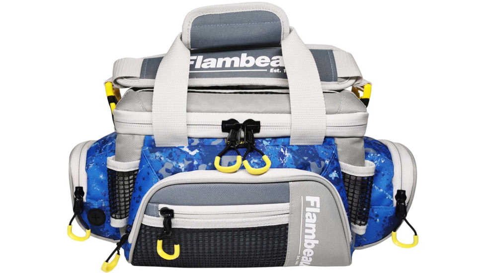 Evolution Outdoor 4007 Pro-Angler Zerust Tackle Bag, Includes 3 Trays, Kinetic Blue, FL30000